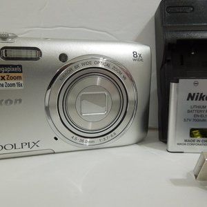 Nikon COOLPIX S3600 16 MP Digital Camera with 10x Zoom